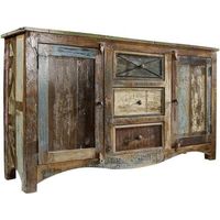 credenza in legno di Legno riciclato 150x38x85 multicolore laccato NATURE OF SPIRIT 05
