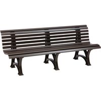 Borkum Garden Banch, lunghezza del posto 2000 mm marrone