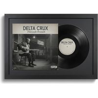 K-Möbel Cadre Vinyle Noir Set de 2 40x60cm Passe-partout Noir