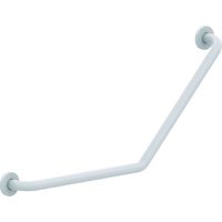Gebogene Stange 135° Stahl epoxidiert weiß 400 x 400 mm (ohne Schrauben) - Ø25 mm - PRESTO - 60345
