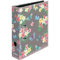 Carpeta Herlitz A4/80 mm con diseño de mariposas femeninas. Número de archivo máximo: 50044061