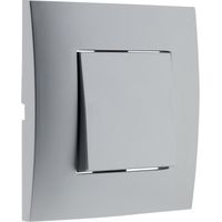 Bouton poussoir 10A encastrable – Branchement par bornes automatiques – Fixation stable à vis ou griffes – Pour circuits électriques – Simplea