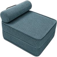 Fauteuil adulte convertible tissu côtelé