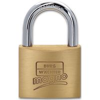 BURG-WÄCHTER Vorhangschloss 400 E Magno gleichsperrend, Sperre KA2, Breite 50 mm