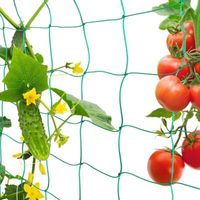 Filet de Jardin, Filet à Plantes Grimpantes, Filet à Ramer pour Récolte de Concombres, Légume, Tomates et Autres Légumes, Filet de Fixation pour Plantes Grimpantes (1.8 x 2.7m)