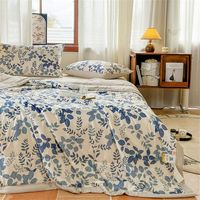 1 Couette Réversible 2,5 Tog Microfibre 200g/m² Lavable Été Hiver 220x240cm