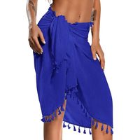 blouse de maillot de bain semi-transparente pour femme