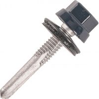 SCELL-IT viti in acciaio IPN piastra metallica - Ø5,5 x 32 mm - TH12 - Avorio RAL9002 - Confezione da 100 - ZTPR-55032-9002