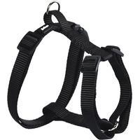 Harnais en Nylon Noir - Ajustable 52-80 cm