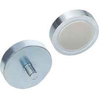 Aimant de maintien GN 50.3 D. 1 32 ± 01 mm D. 2 M 6 mm néodyme fer bore ND G (Par 5)