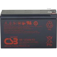 CSB Battery HR 1234W high-rate HR1234WF2 Batterie au plomb 12 V 8.4 Ah plomb (AGM) (l x H x P) 151 x 99 x 65 mm cosses plates 6,35 mm sans entretien, X843201