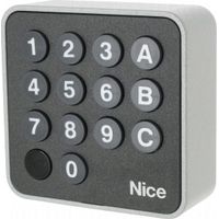 Nice – Clavier électronique à code sans fil – Portée 200m – Installation sans câblage – Capteur de luminosité – EDSWG