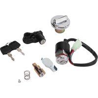 Interrupteur d'allumage Kit de couverture de gaz Kit de casque Remplacement à 2 touches pour Dax Skyteam 50cc 125cc