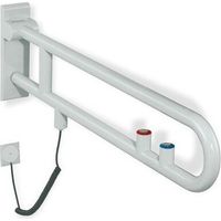 Binario di supporto incernierato SERIE 801 versione orientabile, / FKT rosso 850mm grigio chiaro