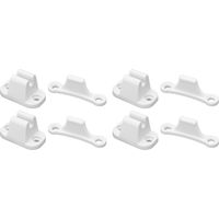 Supports de Porte de Camping-Car, 4 Ensembles de Supports de Porte de Camping-Car, Kit de Retenue de Porte de Camping-Car Multifonctionnel, Maintiennent la Porte Ouverte, (White).