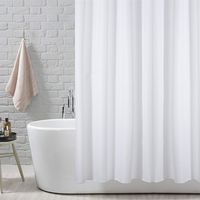 Tenda da doccia, bianco solido, 180 x 180 cm (71 x 71 inch) 100% poliestere