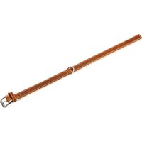 Collare marrone comfort k & f, 60 cm 40 mm in pelle morbida