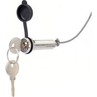 Marantec Special 306 - Sblocco di emergenza per porte sezionali, 13 mm, per sblocco meccanico dalla porta del garage, colore: Argento