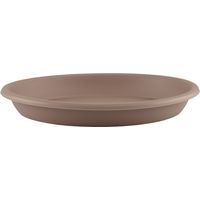 Runde Untertasse 40cm Taupe