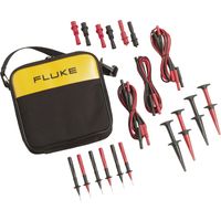 Fluke 700TLK Sicherheits-Messleitungs-Set Lamellenstecker 4 mm, Prüfspitze, Krokoklemmen, Abgreifkle