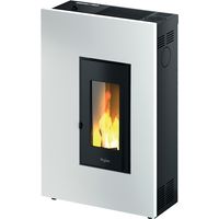 Pegaso Madison - Stufa a pellet canalizzabile da 5,2 Kw Bianca