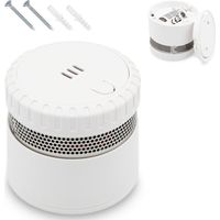 Détecteur de Fumée Compact - Autonomie de 10 Ans - 85 dB-Crezuo