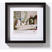 walther design Nera 30 x 30 cm con passe-partout, Cornice in Legno Stoccolma EA339B