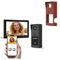 Kabelgebundene Gegensprechanlage Digital Connect + Gehäuse in Terrakotta