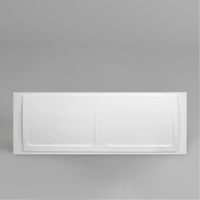 Cavalier Bathroom High Gloss White Acrylic Modern Front Bath Panel 550mm X 1700mm