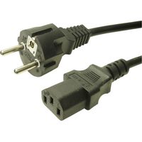 Cliff FCR72038 Strom Netzkabel Schwarz 2.5 m