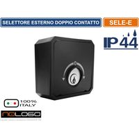 SELETTORE DA ESTERNO A DOPPIO CONTATTO CON CHIAVI SELE-E - AUTOMAZIONE CANCELLO IP44