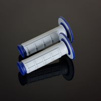 Manopole Renthal MX Dual Compound 1/2 Waffle Blu