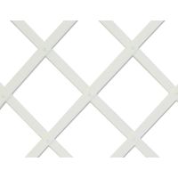 Treillis Plastique Blanc Faura Soutien Végétal Décoratif Et Résistant - Faura