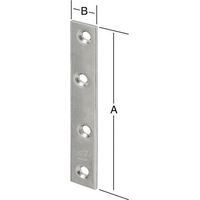 Plaque de connexion 60X15 galv. (Par 10)