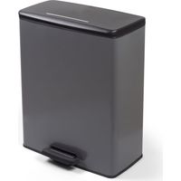 Curver Deco Bin Rectangular Pedal 65L, Cool Grey
