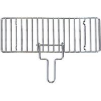 GRIGLIA IN FERRO CROMATA CON MANICO 370X130 MM