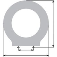 ETOOS 02721108 EL 1.2 Tapa WC Galassia Blanco - ref: 02721108