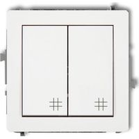 Karlik DWP-66 Interruttore croce bianco design moderno