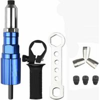 Pistolet à rivets électrique, 9mm, adaptateur de foret pour pistolet à écrou à rivets , outil de rivetage, outil de rivet à traction d'écrou