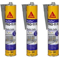 3er-Set Klebedichtmasse SIKA Sikaflex PRO 11 FC Purform - Betongrau - 300ml