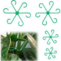 Lot de 4 supports pour plantes grimpantes Clips pour plantes et plantes Réutilisables Pour hortensias, plantes vertes