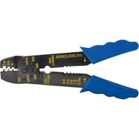 SW-Stahl 42501L Kabelschuhklemmzange unisolierte Verbinder 1,5/2,5/6 mm I Kabel Abisolierzange 0,75-6 mm I Schrauben Schneider M2,6-M5 I Crimpzange unisolierte Kabelschuhe I Crimpzange Kabelschuhe