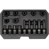 Yato YT-06811 16-teiliges Schlüssel- und Stecknuss-Set aus Stahl