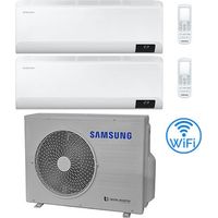 Climatiseur Samsung CEBU R32 Wifi Dual Split Inverter 9000 + 9000 BTU avec U.E. AJ052TXJ3KG/EU NOUVEAU Classe A+++/A++