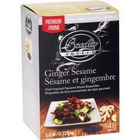 Pack 48 Bisquettes de fumage Bradley Smoker - Gingembre Sésame