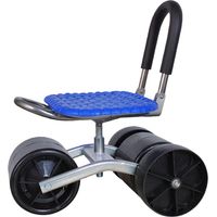 Gartenwagen Siège de jardin extérieur Rollhocker 360 degrés