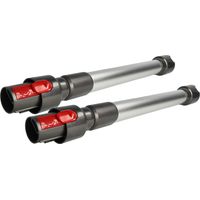 vhbw 2x Tube compatible avec Dyson V11 Advanced, V11 Outsize, V10 Total Clean, V11, V10 Absolute aspirateur - 44,5 - 66,5cm, argenté