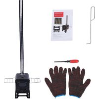 Tragbarer, faltbarer Holzofen für Zelte, ideal zum Campen und Kochen im Freien.