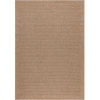 Tapis de salon Naturel aspect jute Beige 200x290cm
