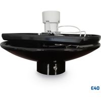 Base negra de policarbonato para bola E40